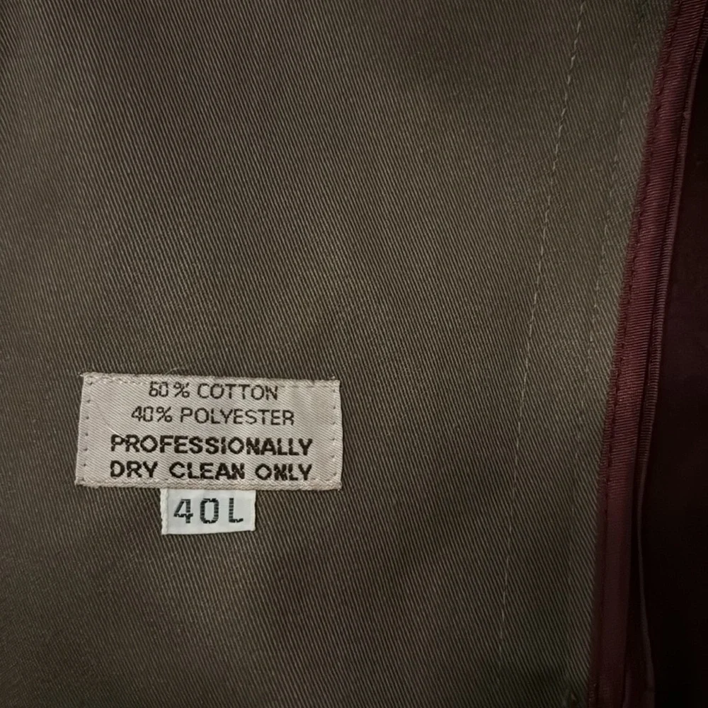 Vintage Christian Dior Classic Men’s Trench Coat - Picture 9 of 13